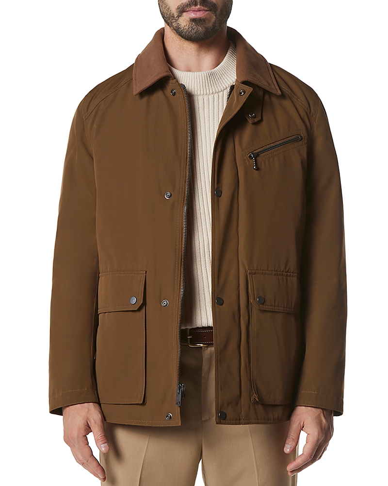 Andrew Marc Axial 30 Barn Jacket In Cappucino