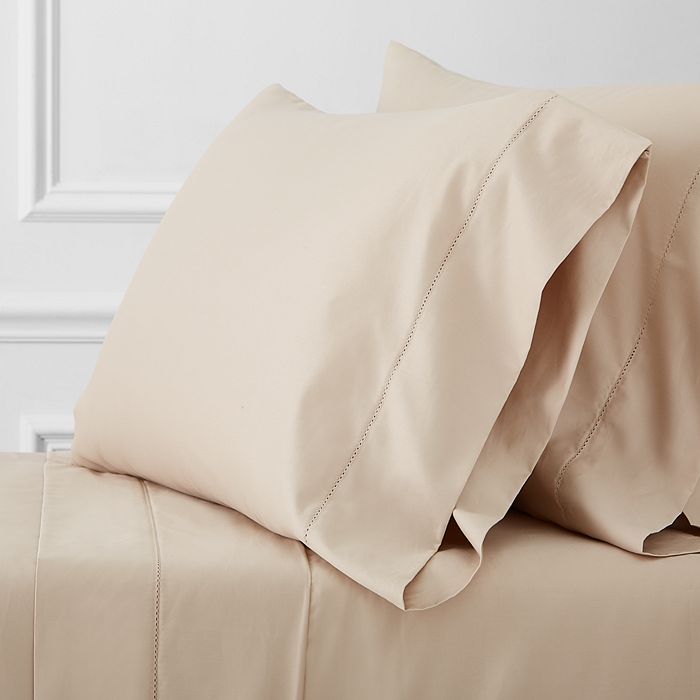 Shop Hudson Park Collection 680tc Fitted Sateen Sheet, California King In Pumice
