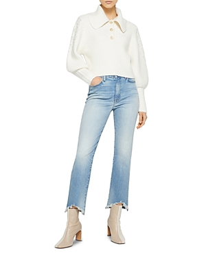 Simkhai River High Rise Cropped Straight Leg Jeans In Palisades Vintage In Palisades