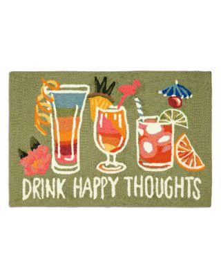 Frontporch Happy Drinks Outdoor Rug, 2'6" x 4'