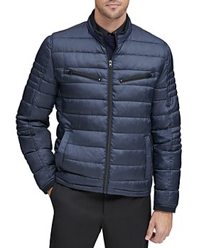 Marc New York by Andrew Marc Mens Wool 4 Pocket Jacket with Removable Bib