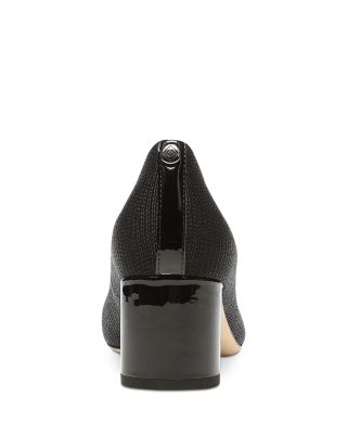 Women's Pointed Toe Block Heel Pumps