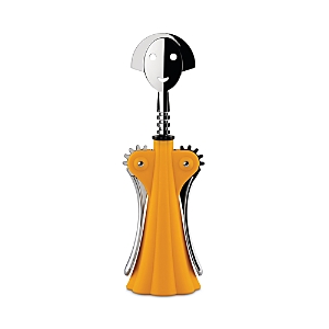 Shop Alessi Anna G. Corkscrew In Yellow