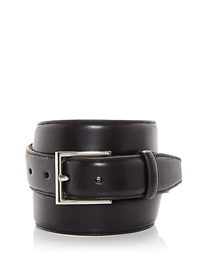 Shop Cole Haan Men's Gramercy Leather Belt In Black