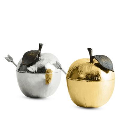 Apple Honey Pot with Spoon