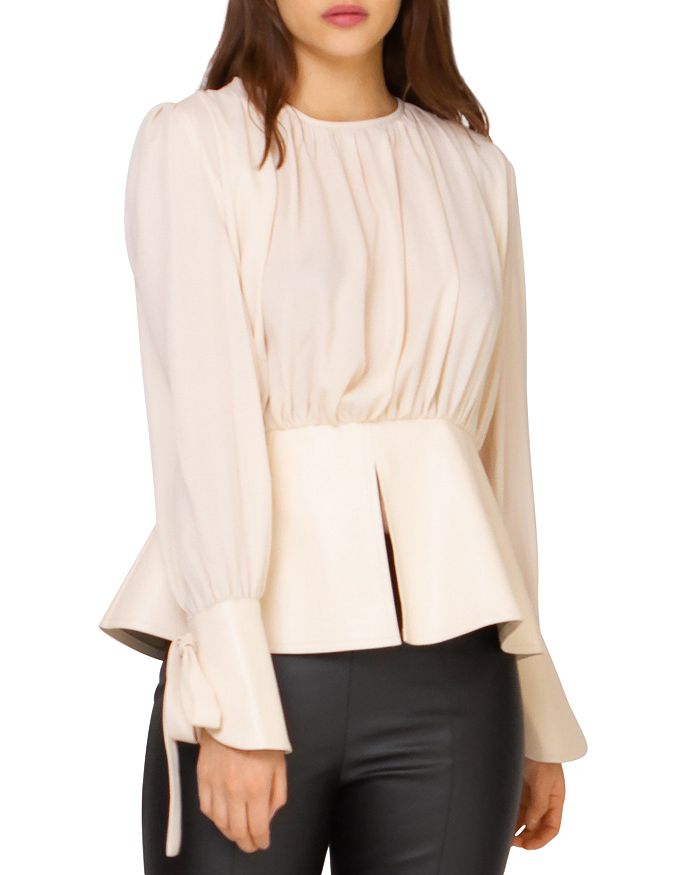 Gracia peplum top hotsell