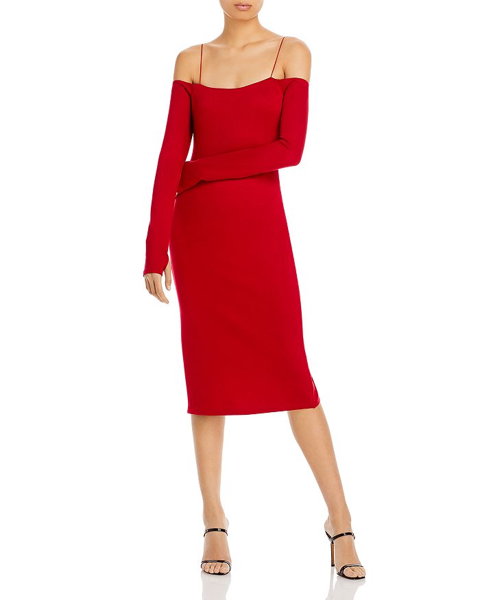 Alice and olivia shop off the shoulder dress