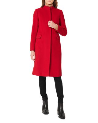 red cashmere coat