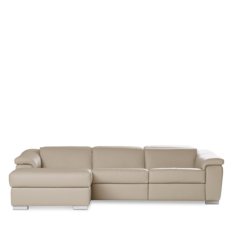 Giuseppe Nicoletti 3 Piece Catania Motion Sectional In Torello Biscotto