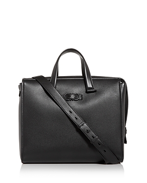Salvatore Ferragamo New Tornabuo Leather Briefcase