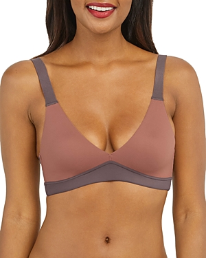 Spanx Bra-llelujah! Unlined Bralette In Rosewood/graphite Purple