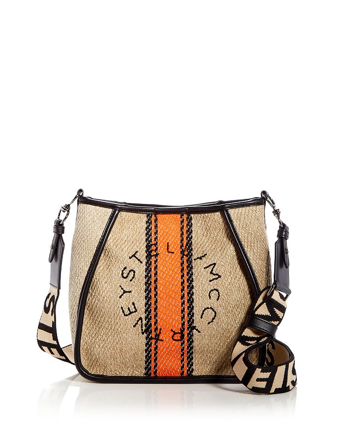 Linen crossbody store bag