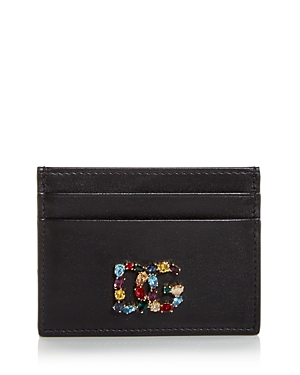 Dolce & Gabbana Embellished Leather Card Case