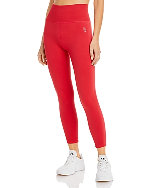 Free People High Rise Ankle Free Throw Leggings In Puckered Up
