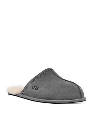 Ugg Men's Scuff Slippers In Dark Gray