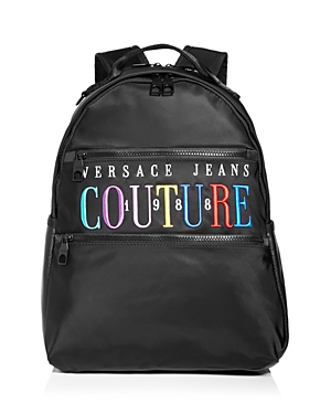 Versace Jeans Couture Embroidered Logo Backpack