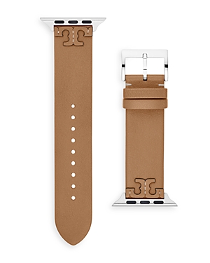 Tory Burch The Mcgraw Apple Watch Strap In Brown