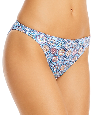 Solid & Striped The Tati Printed Bikini Bottom In Patchwork