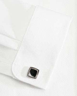 Onyx Square Cufflinks