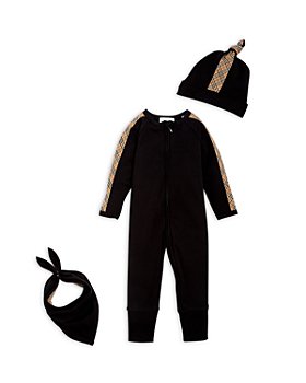 Burberry - Unisex Claude Mini Check Footie, Hat & Bib Gift Set - Baby