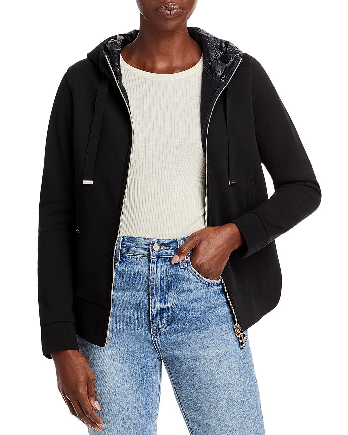 Herno Hooded Mixed Media Jacket Bloomingdale's