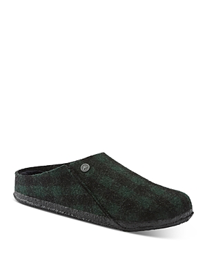 Birkenstock Men's Zermatt Shearling Clog Slippers From Finish Line In Green