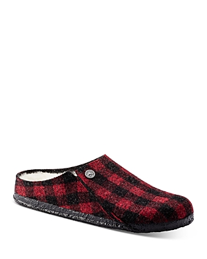 Birkenstock Men's Zermatt Shearling Clog Slippers From Finish Line In Red