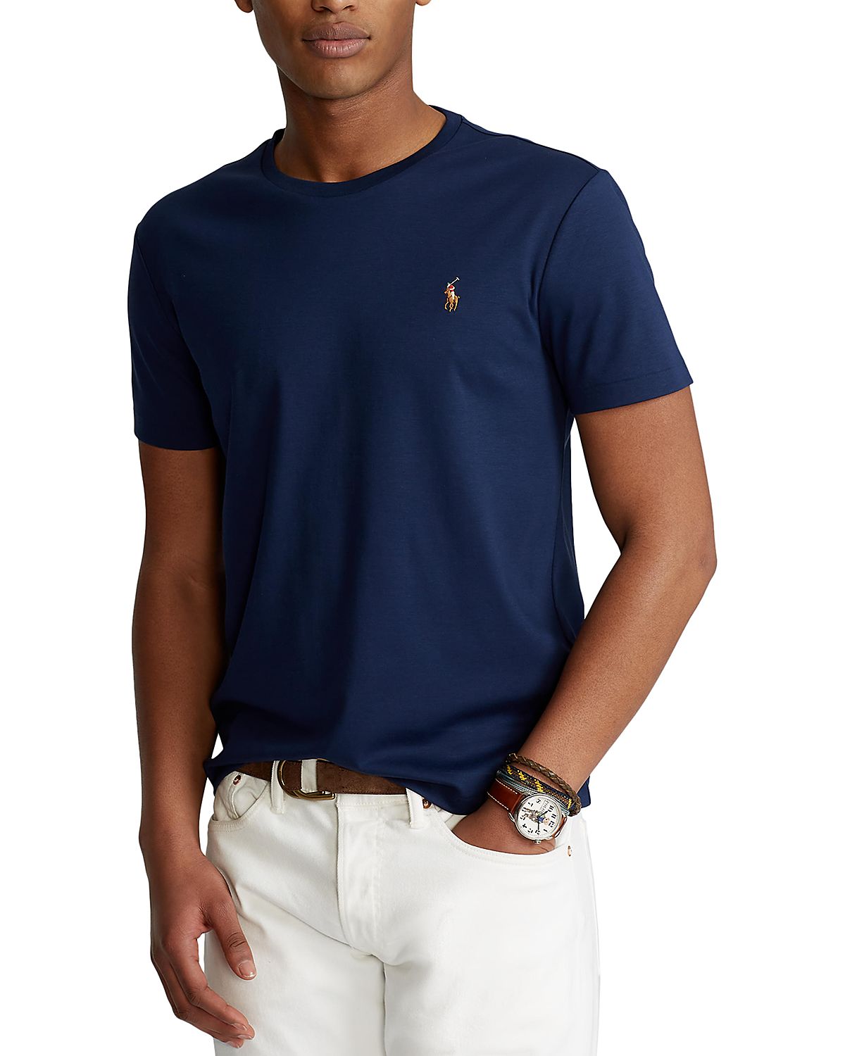 Polo Ralph Lauren Cotton Embroidered Logo Tee