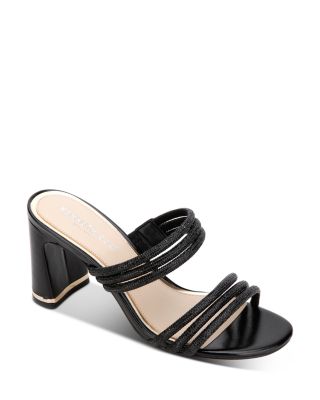 Amelia Jewel Heeled Slide Sandals 