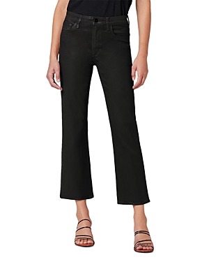 Shop Joe's Jeans The Callie High Rise Coated Jeans In Black