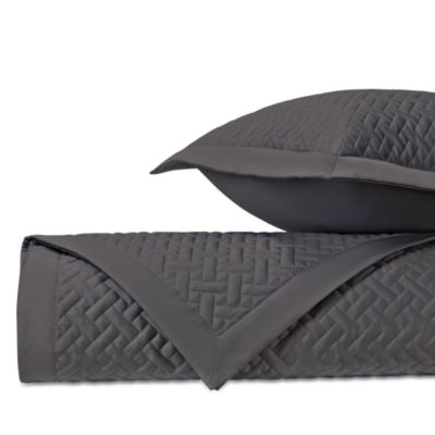 Basketweave King Quilted Sham, Pair