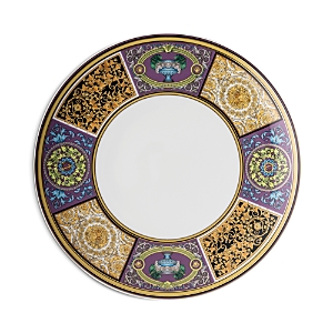Shop Versace Barocco Mosaic Dinner Plate In Multi
