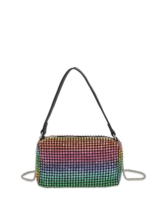 AQUA Small Rainbow Crystal Shoulder Bag - 100% Exclusive | Bloomingdale's