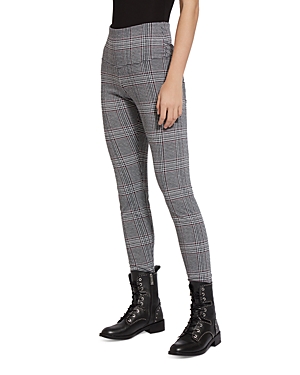 Lyssé Printed Leggings In Bonfire Plaid