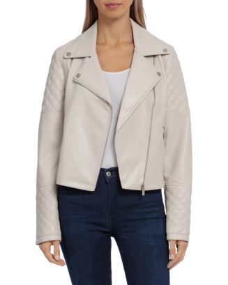 Bagatelle Faux Leather Quilted Moto Jacket | Bloomingdale's