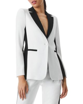 black and white blazer womens