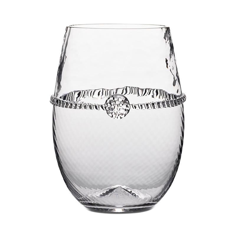 Juliska Graham Stemless White Wine Glass In Clear