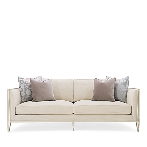 Caracole Just Duet Sofa In Ivory