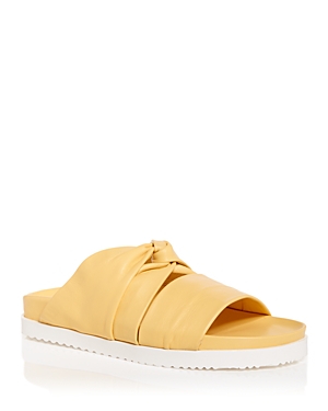 3.1 Phillip Lim / フィリップ リム Women's Twisted Pool Slides In Buttercup