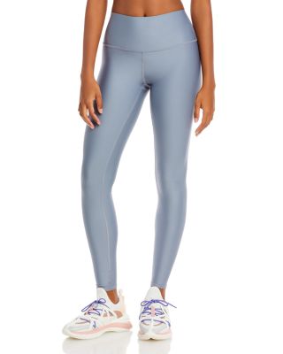 Alo Yoga High waist Tech Lift Airbrush Leggings In Steel Blue