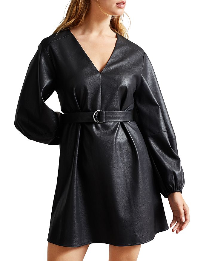 Ted baker leather dress cheap