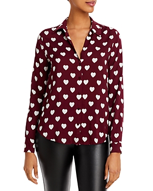 L'Agence Holly Printed Blouse