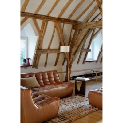 N701 Leather Two Seater Sofa