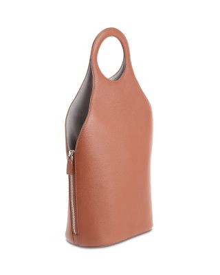 Leather Wine Tote