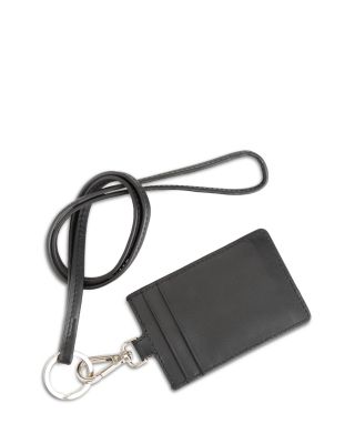 Leather Lanyard Card Case