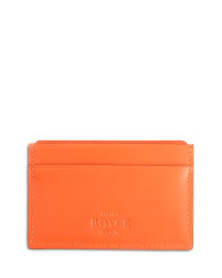Leather RFID-Blocking Executive Slim Credit Card Case