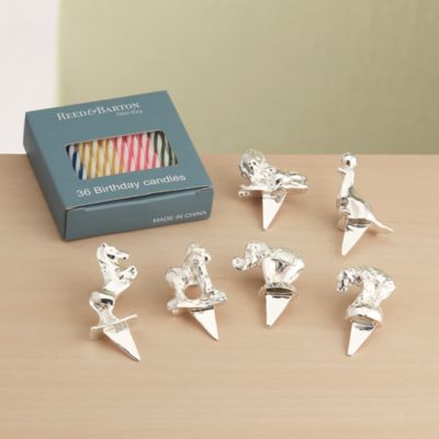 Let&#39;s Celebrate 6-Piece Circus Animals Candle Set