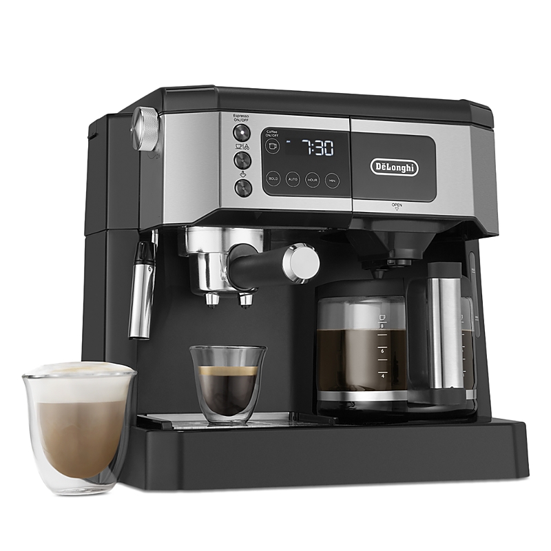 Delonghi All-in-one Combination Coffee And Espresso Machine In Black