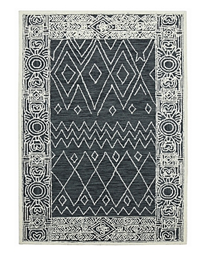 Shop Amer Rugs Berlin Suney Area Rug, 8' X 10' In Charcoal