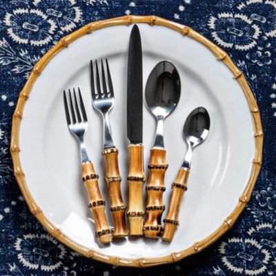 Juliska Natural Bamboo 5-Piece Place Setting